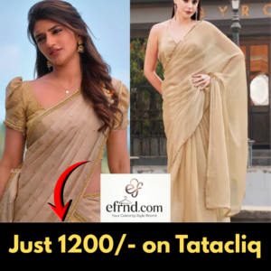 Sreeleela saree outfit party wear