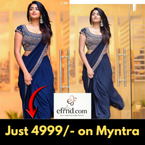 Eesha rebba saree outfit by efrnd