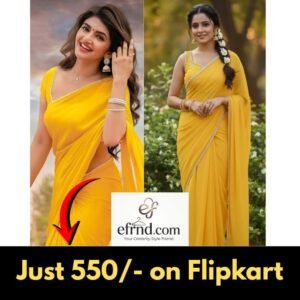 Sreeleela beautiful yellow saree